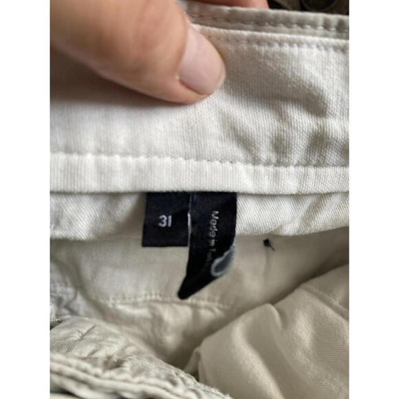 Theory Chino Pants Men's 31 x 28 Leg Dress Trousers Stretch Khaki Bone - Picture 7 of 8